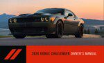 2020 dodge challenger owner's manual