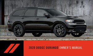 2020 dodge durango owner's manual