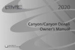 2020 gmc canyon owner's manual