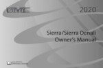 2020 gmc sierra owner's manual