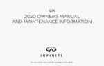 2020 infiniti q50 owner's manual