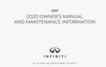 2020 infiniti q60 owner's manual