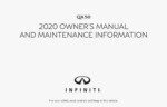 2020 infiniti qx50 owner's manual