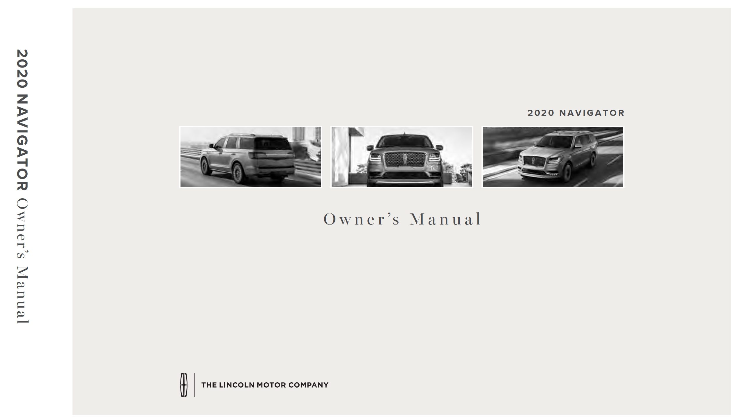 2020 lincoln navigator owner's manual