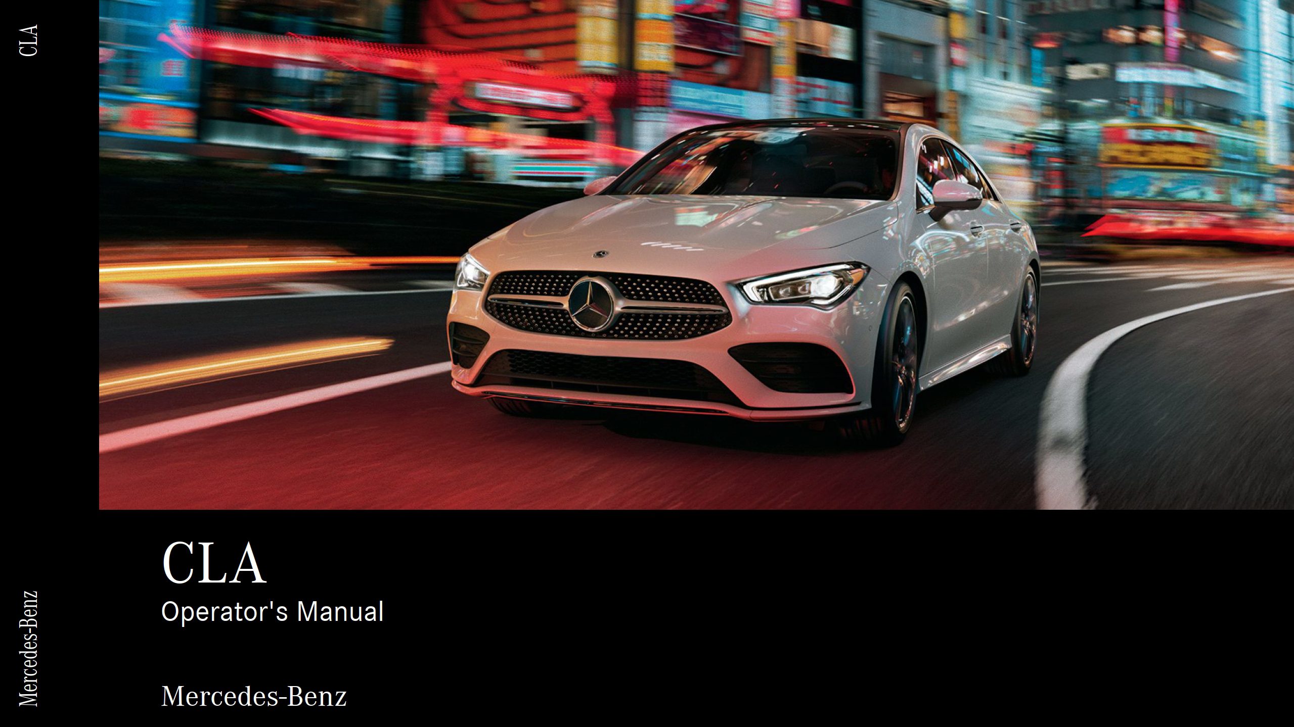 2020 mercedes benz cla owner's manual