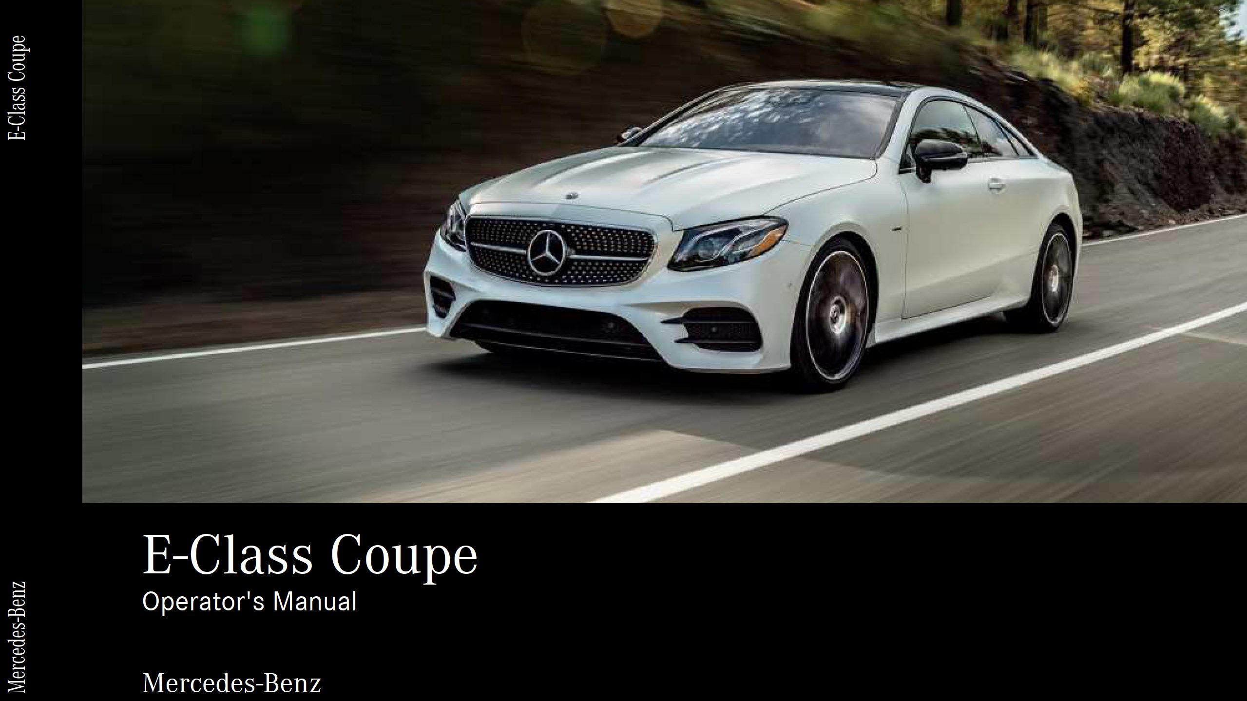 2020 mercedes benz e class coupe owner's manual