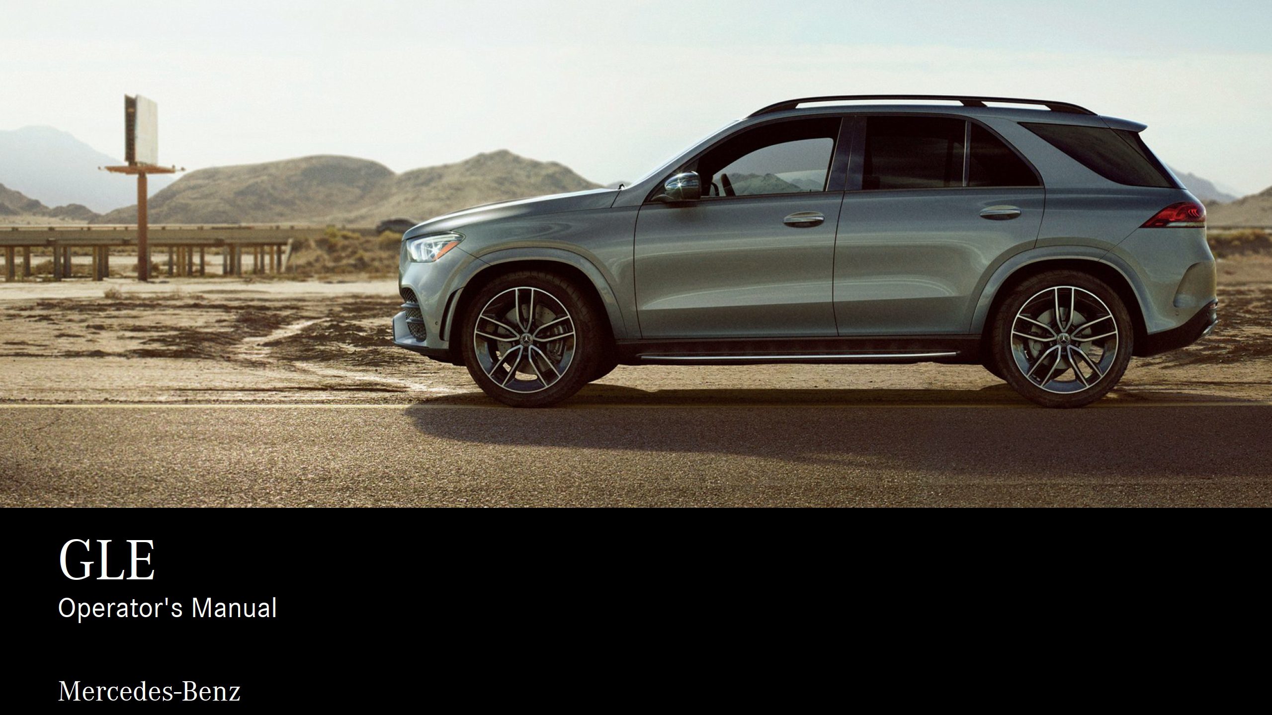 2020 mercedes benz gle owner's manual