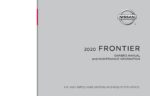 2020 nissan frontier owner's manual