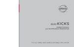 2020 nissan kicks owner's manual