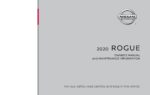 2020 nissan rogue owner's manual