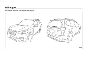 2020 subaru forester owner's manual