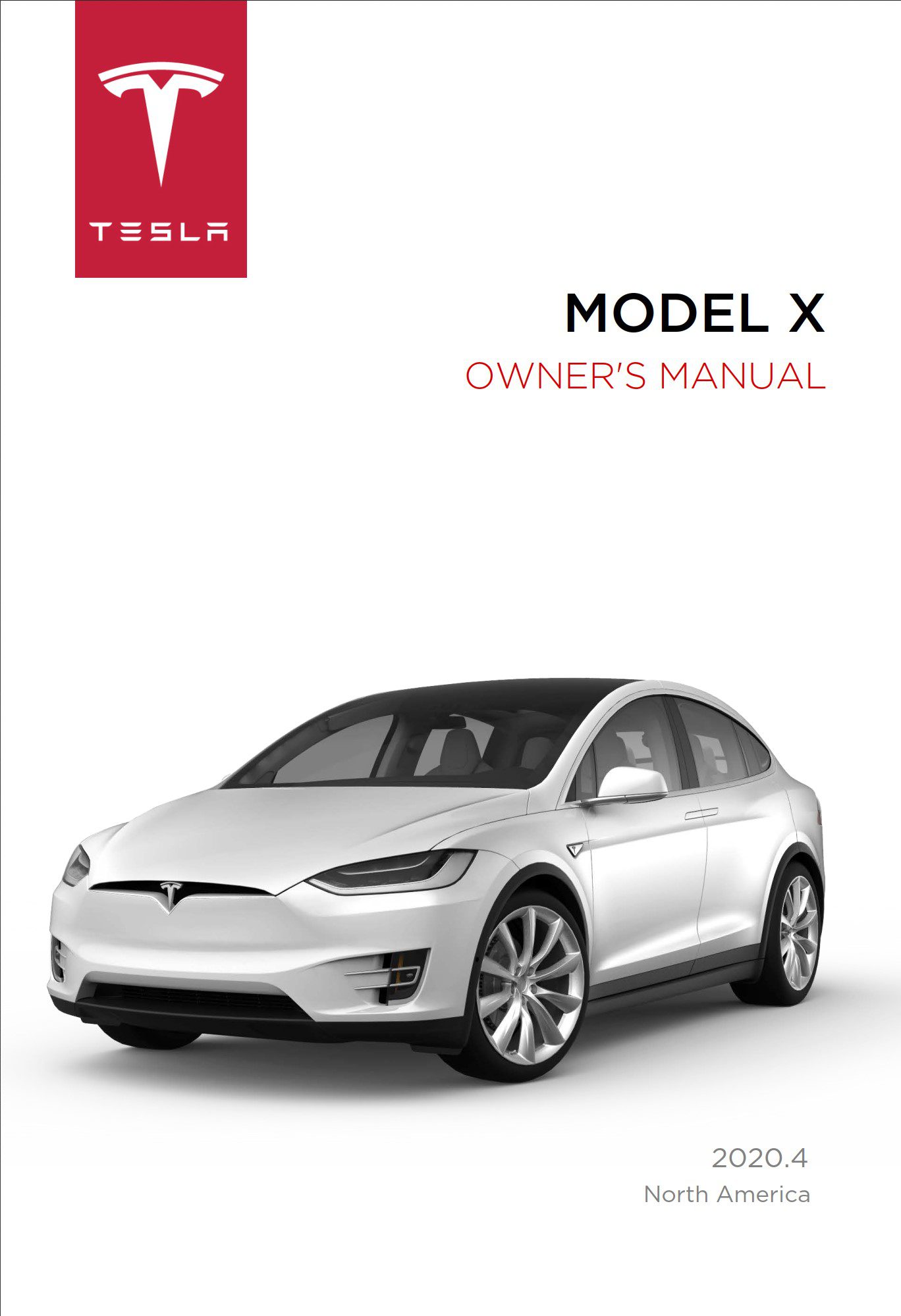 2020 tesla model x owner's manual