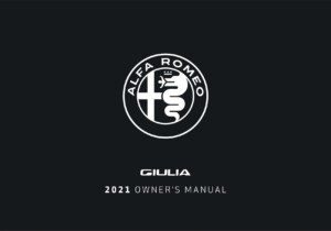 2021 alfa romeo giulia owner manual