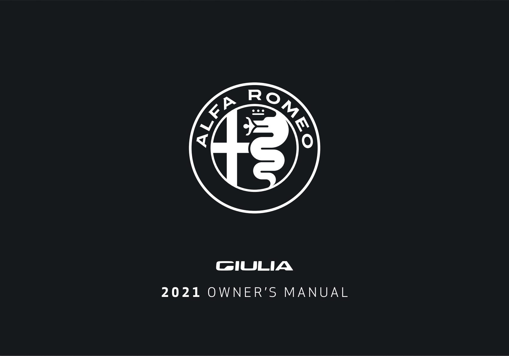 2021 alfa romeo giulia owner manual