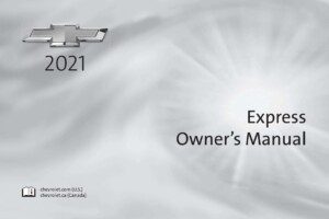 2021 chevrolet express owner's manual