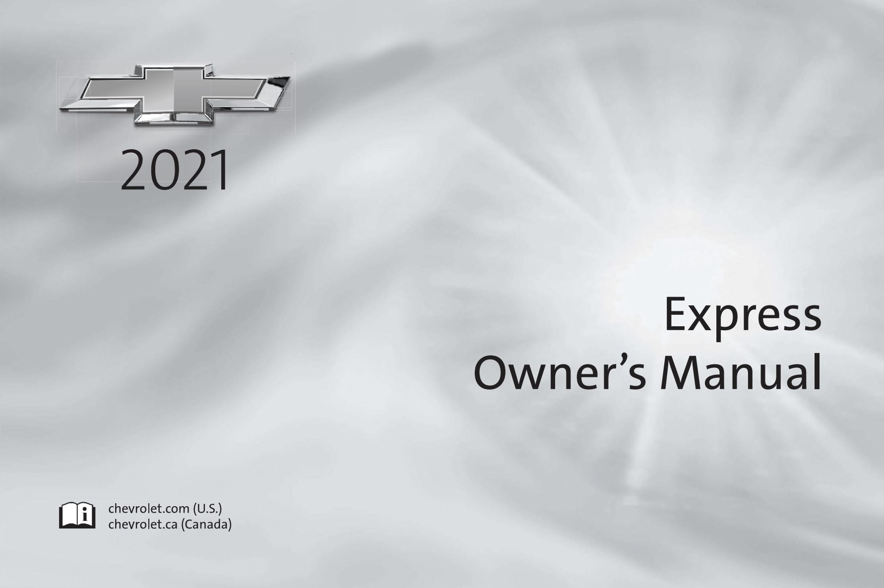 2021 chevrolet express owner's manual