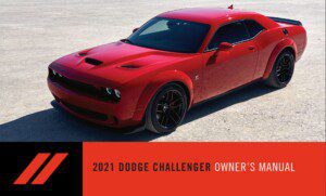 2021 dodge challenger owner's manual