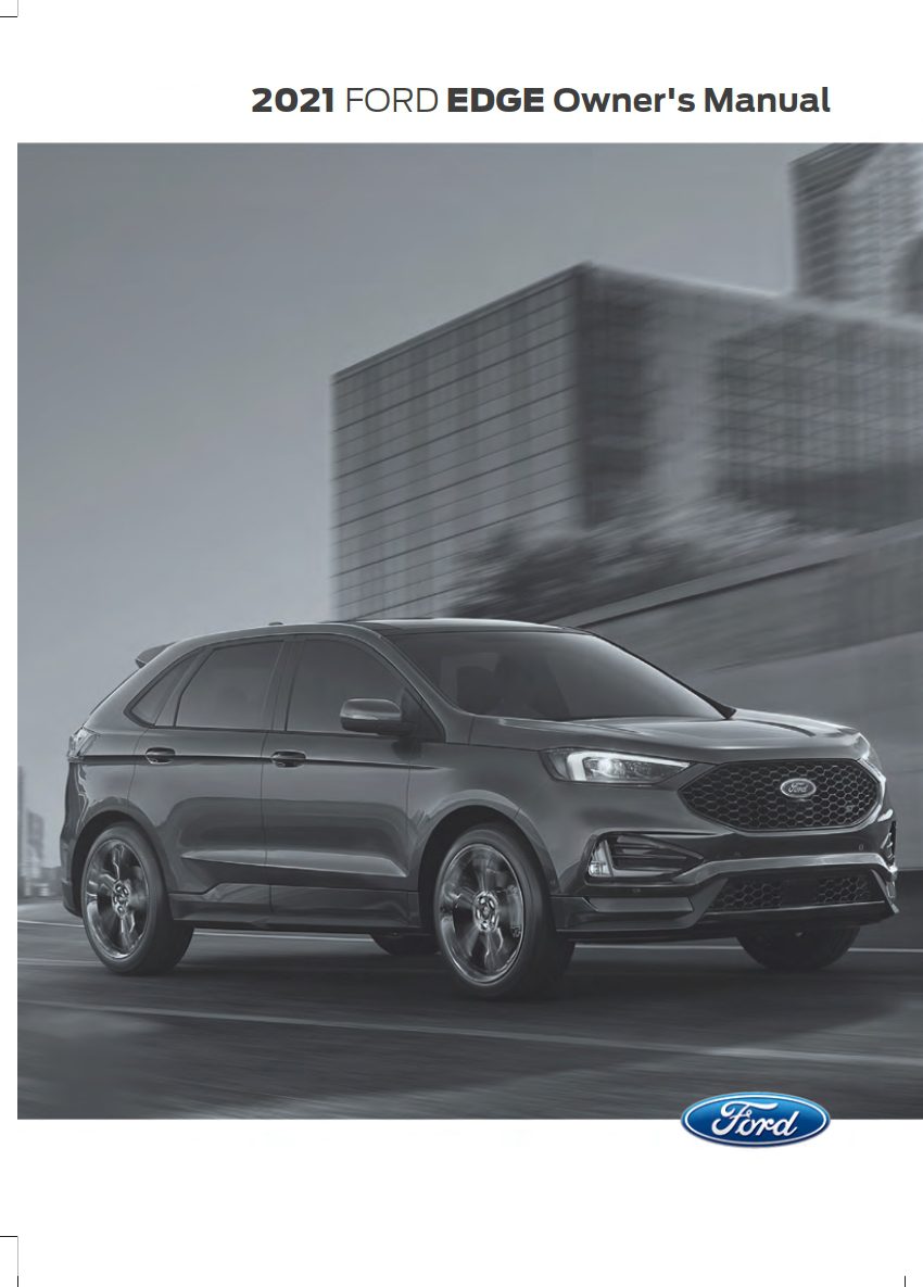 2021 ford edge owner's manual