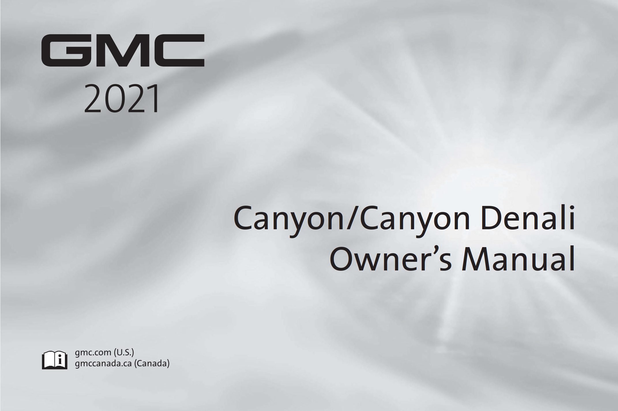 2021 gmc canyon owner's manual