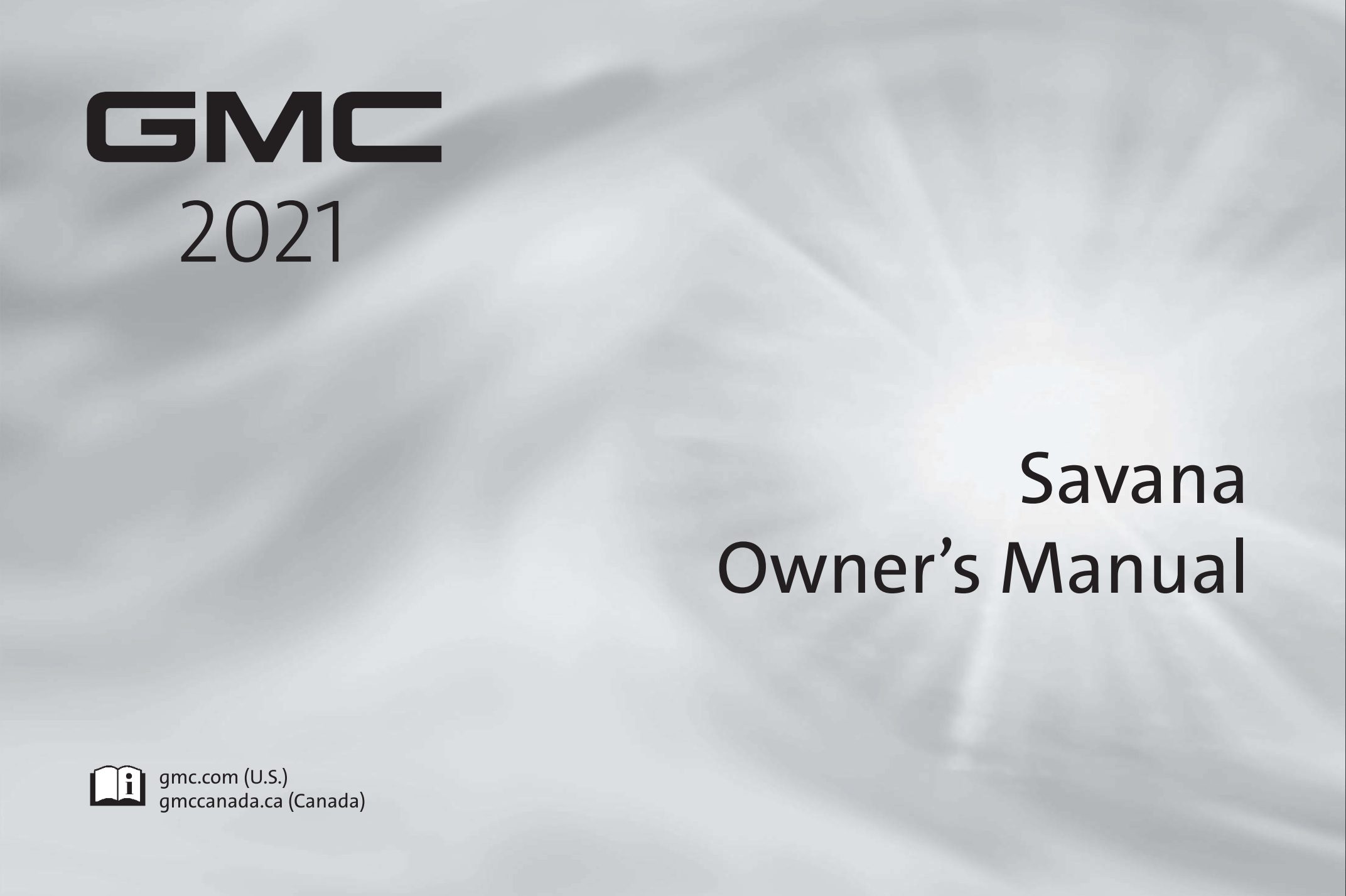 2021 gmc savana owner's manual