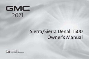 2021 gmc sierra owner's manual