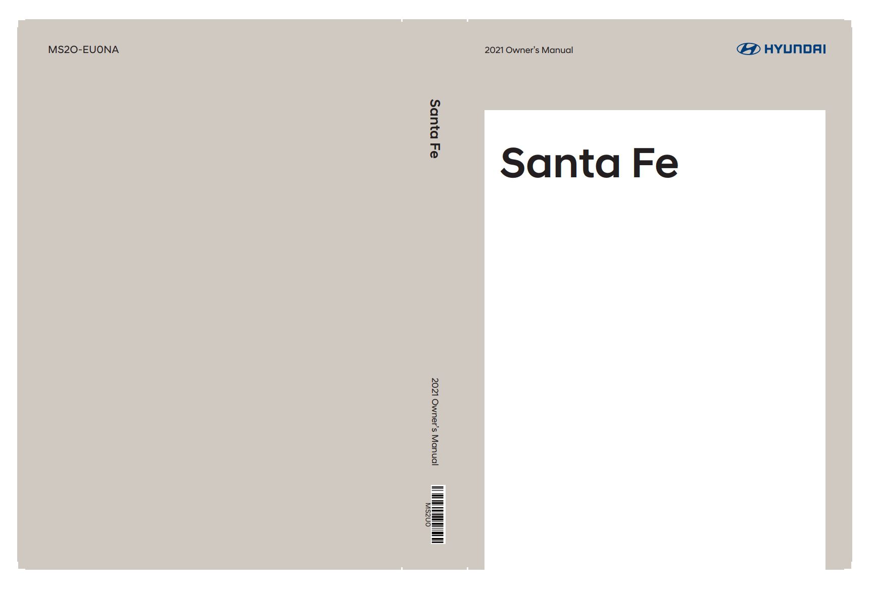 2021 hyundai santa fe owner manual