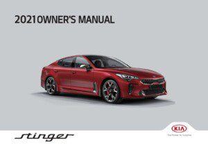 2021 kia stinger owner manual