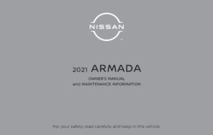 2021 nissan armada owner's manual