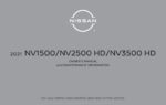 2021 nissan nv cargo van owner's manual