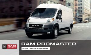 2021 ram promaster owner's manual