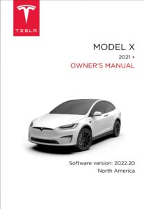 2021 tesla model x owner's manual