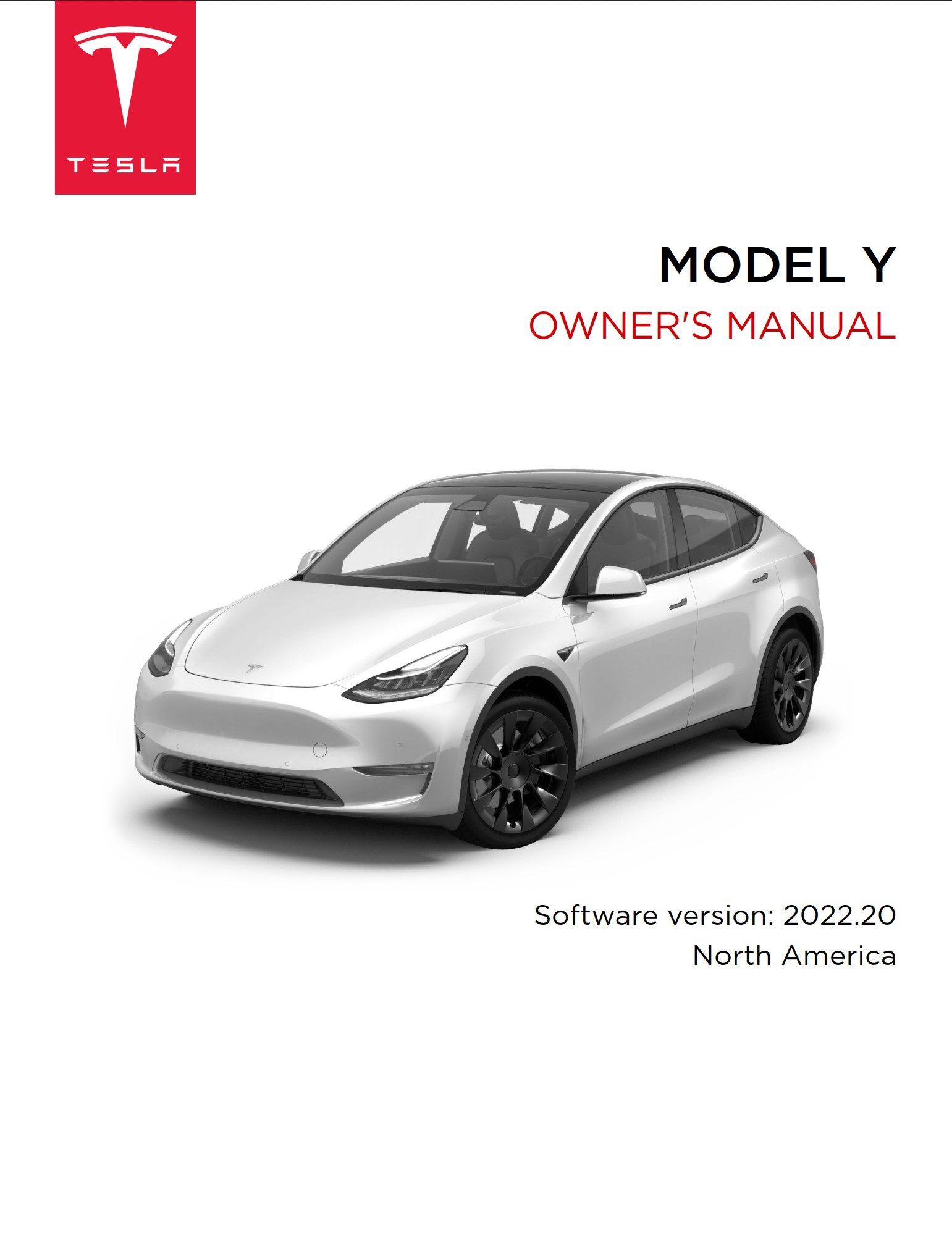 2021 tesla model y owner's manual