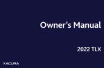 2022 acura tlx owner's manual