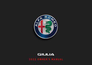 2022 alfa romeo giulia owner's manual