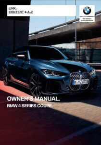 2022 bmw 4 series owner's manual