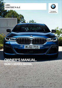 2022 bmw 5 series owner's manual