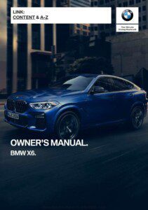 2022 bmw x6 owner's manual