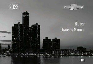 2022 chevrolet blazer owner's manual