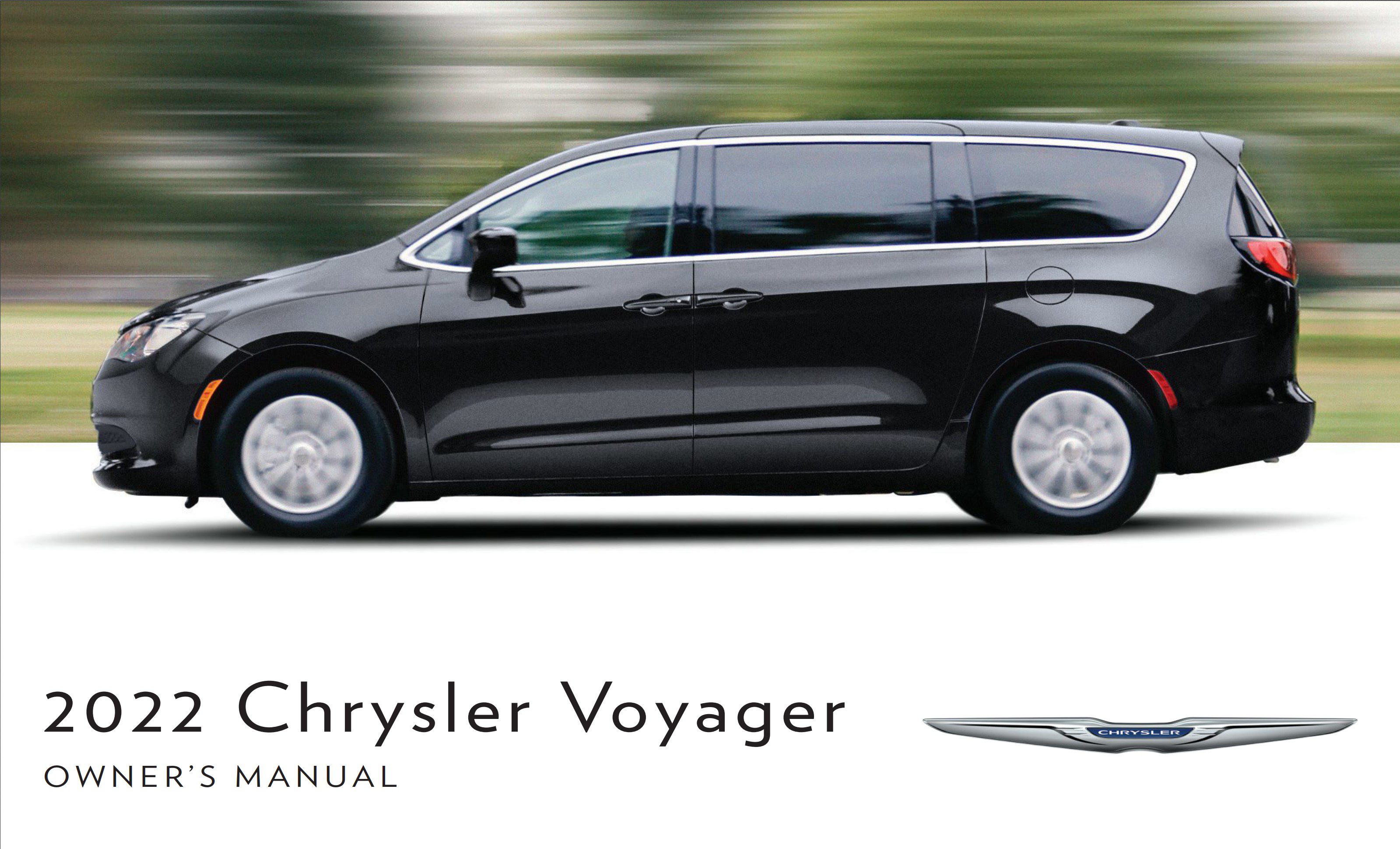 2022 chrysler voyager owner's manual