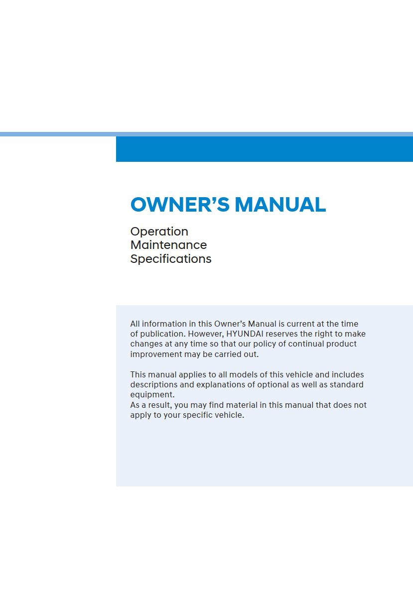 2022 hyundai tucson hybrid owner manual