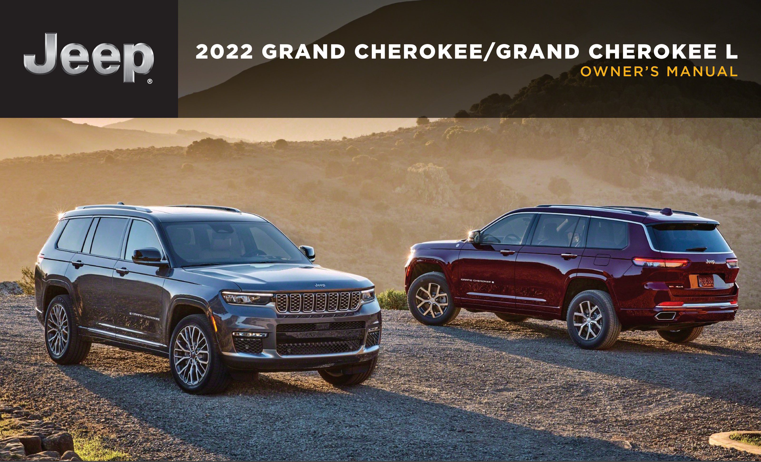 2022 jeep grand cherokee owner's manual