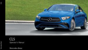 2022 mercedes benz cls owner's manual