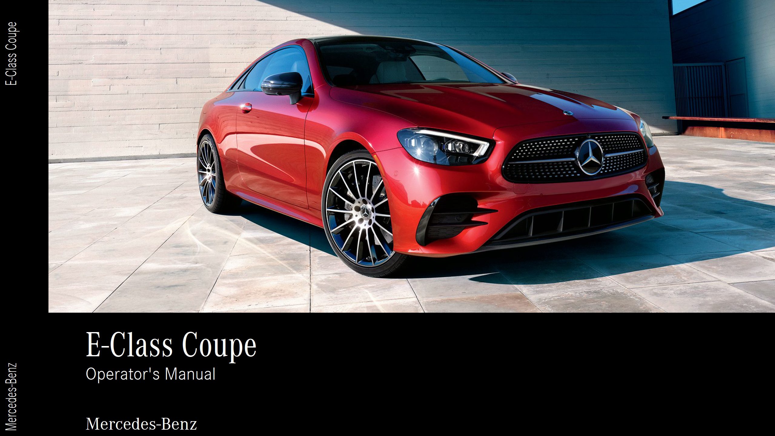 2022 mercedes benz e class coupe owner's manual