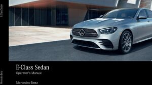 2022 mercedes benz e class owner's manual