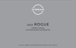 2022 nissan rogue owner's manual