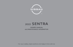 2022 nissan sentra owner's manual