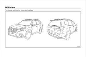 2022 subaru forester owner's manual