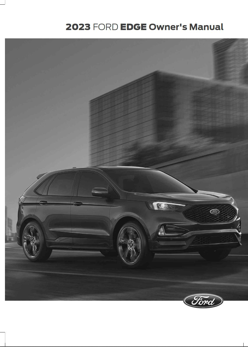 2023 ford edge owner's manual