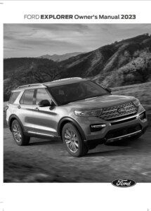 2023 ford explorer owner's manual