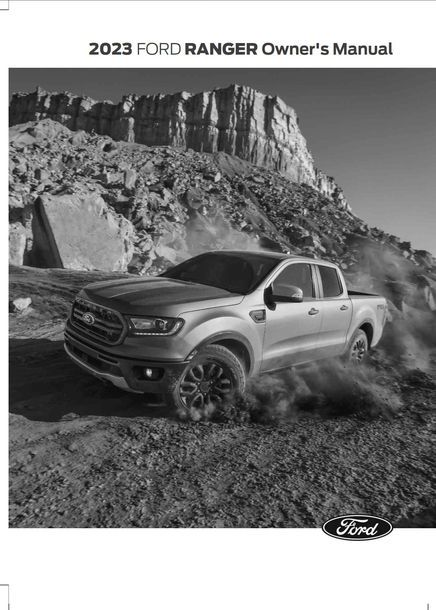 2023 ford ranger owner's manual